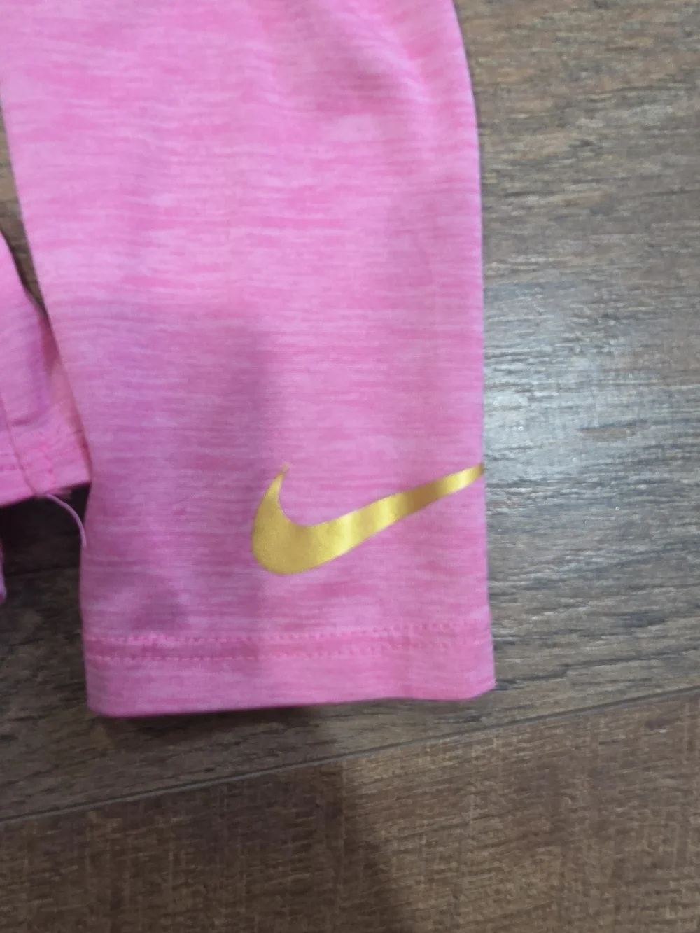 Nike Pink Floral Logo Ruffle Hem Hoodie